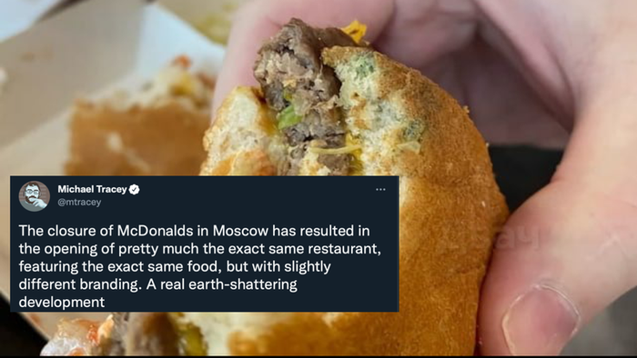 Moldy Buns At Russian McDonald's Replacement Go Viral, Sparking Memes Moldy Buns At Russian McDonald's Replacement Go Viral, Sparking Memes