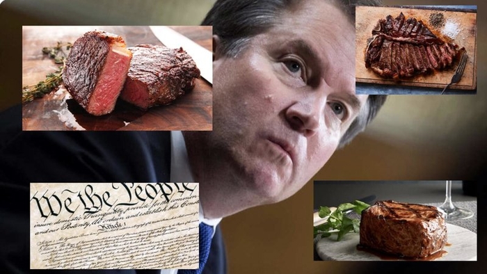 Protestors Purportedly Overturn 'Right To Eat Dinner' After Brett Kavanaugh's Supper Is Disturbed At Morton's Steakhouse Protestors Purportedly Overturn 'Right To Eat Dinner' After Brett Kavanaugh's Supper Is Disturbed At Morton's Steakhouse