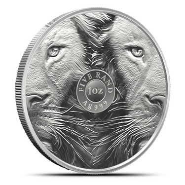 2025 South Africa "Big Five" 1 Oz Silver Coin - Lion Design, Uncertified Bullion